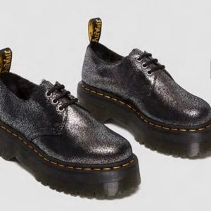 Docs Dr. Martens 1461 Quad FL Metallic Black 3 Hole